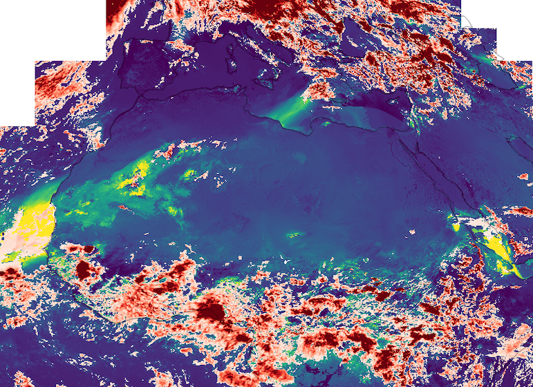 Aerosol optical thickness from PROBA-V